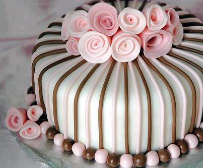 Decoración de Chocolate y Rosas