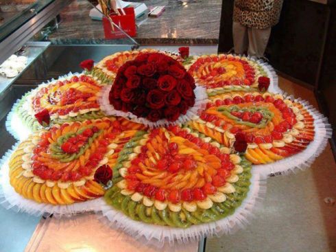 Garnish, Mukimono, Tallado