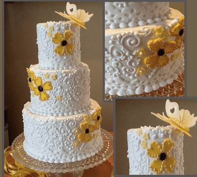 Decoración de Torta de Novia