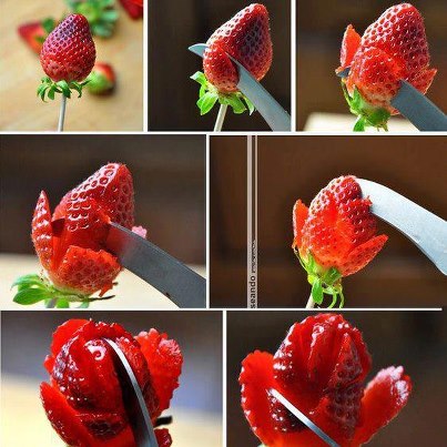 Garnish, Mukimono, Tallado.