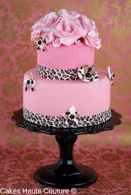 Decoración de Torta Rosada