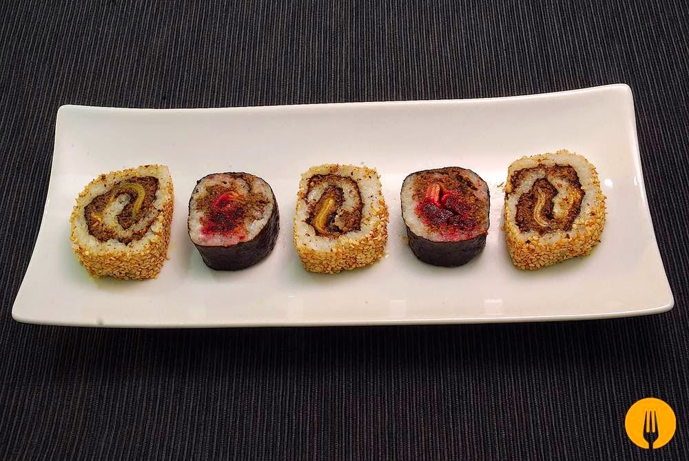 receta Sushi casero maki uramaki coicna japonesa