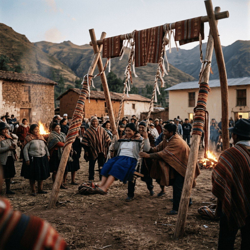 Imagen actual: Wallunka ritual in vivid colors